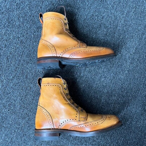 Allen Edmonds Walnut Dalton boot 5D - Picture 2 of 6